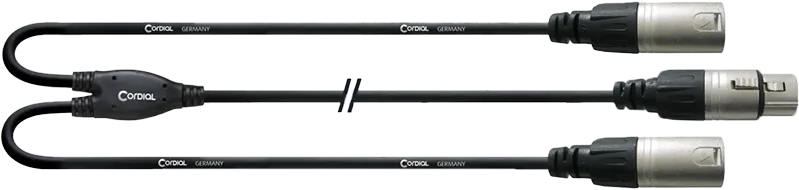 XLR Y 0.3 1F - 2M Cordial